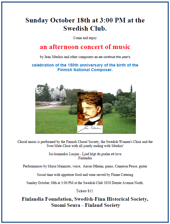 October 18th Concert